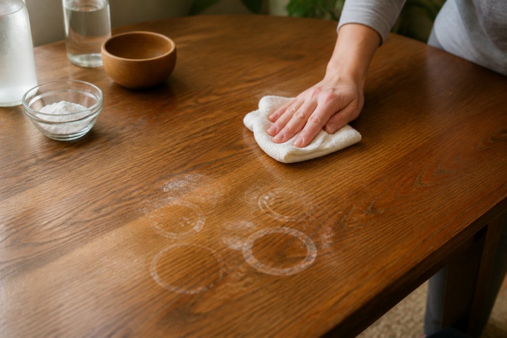 Remove Water Stains from Wooden Tables: Step-by-Step Guide