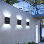 Solar Wall Light Double Shade Outdoor