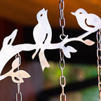 Metal Bird Wind Chime Outdoor Garden Decor