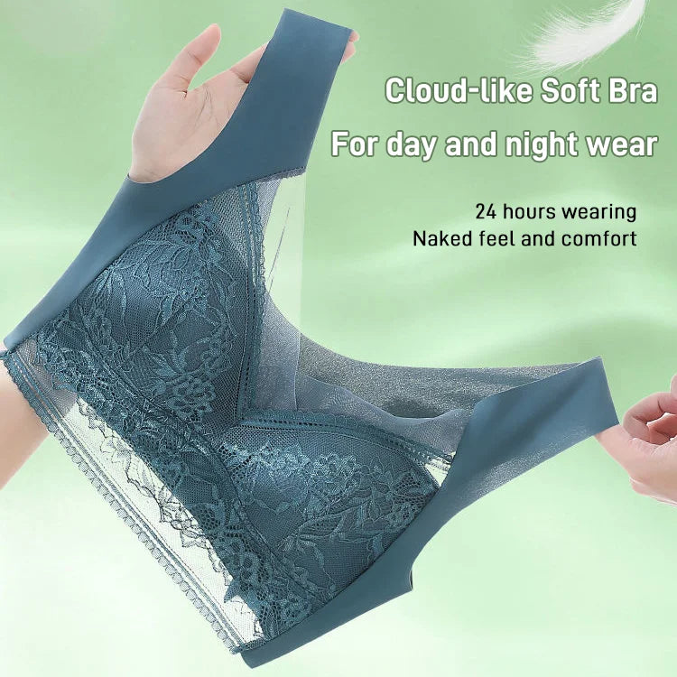 Comfortable & Supportive Women's Lace Bra – 1+1 FREE