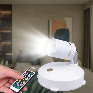BrightGlow™ - Wireless LED Spotlight for Outdoor & Indoor Use