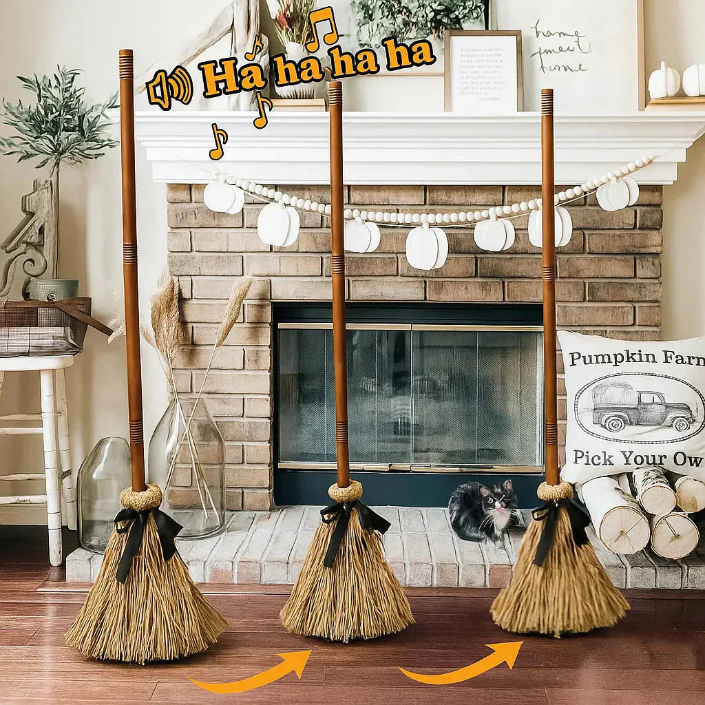 MagiBalai™ - The Halloween Broom That Laughs | Leave everyone speechless!