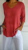 Fleura™ – Chic & Feminine Knitted V-Neck
