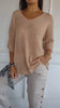 Fleura™ – Chic & Feminine Knitted V-Neck