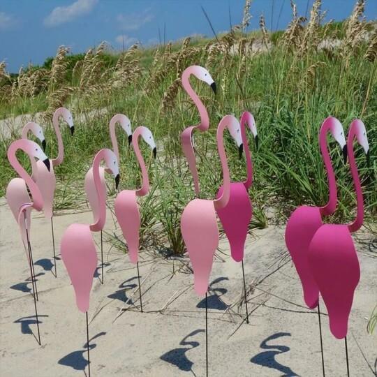 Flamingo Garden Statue Outdoor Yard Ornament