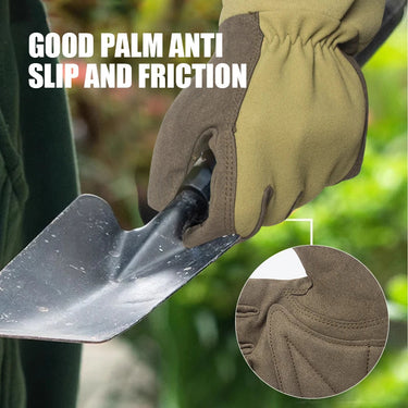 Garden Gloves for Women | Thorn-Resistant Microfiber | Breathable Stretch Back | Comfortable Fit