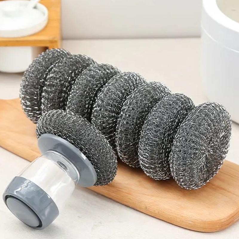Soap Dispenser With Palm Brush Holder