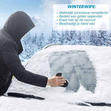WinterWipe™ - Ergonomic Magic Ice Scraper for Car Windshields