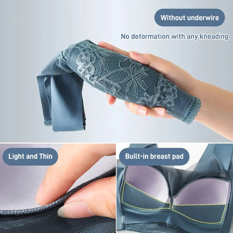 Comfortable & Supportive Women's Lace Bra – 1+1 FREE