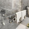 Adjustable Stainless Steel Towel Rack Suction Cups