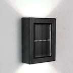 Solar Wall Light Double Shade Outdoor
