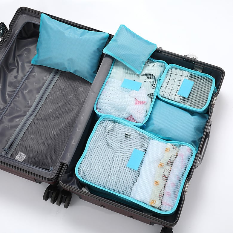 Portable Luggage Storage Bags Set Of 6