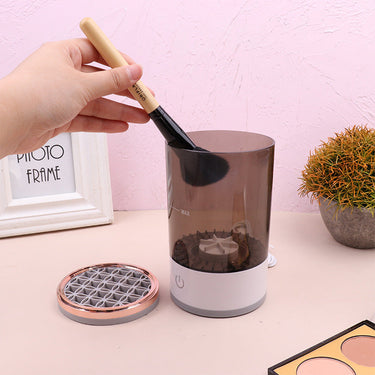 GlowEase™ - Electric Makeup Brush Cleaner & Dryer Spa
