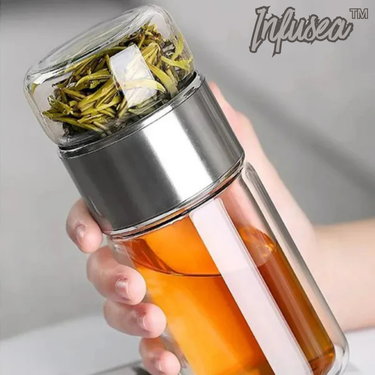 Infusea™– Elegant Glass Tea Maker for Perfect Brews