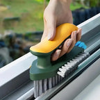 Tile Brush And Squeegee Cleaner 4-in-1 Multiuse Tool