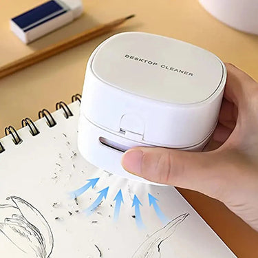 Mini Desk Vacuum | Cordless Compact Design | 360° Suction & Quiet Operation