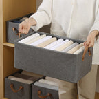 Storage Cabinet Organizer Wood Grain Finish