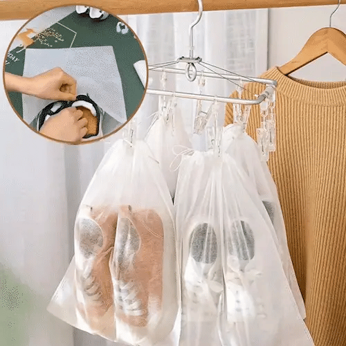 Reusable Drawstring Storage Bags Set