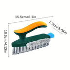 Tile Brush And Squeegee Cleaner 4-in-1 Multiuse Tool