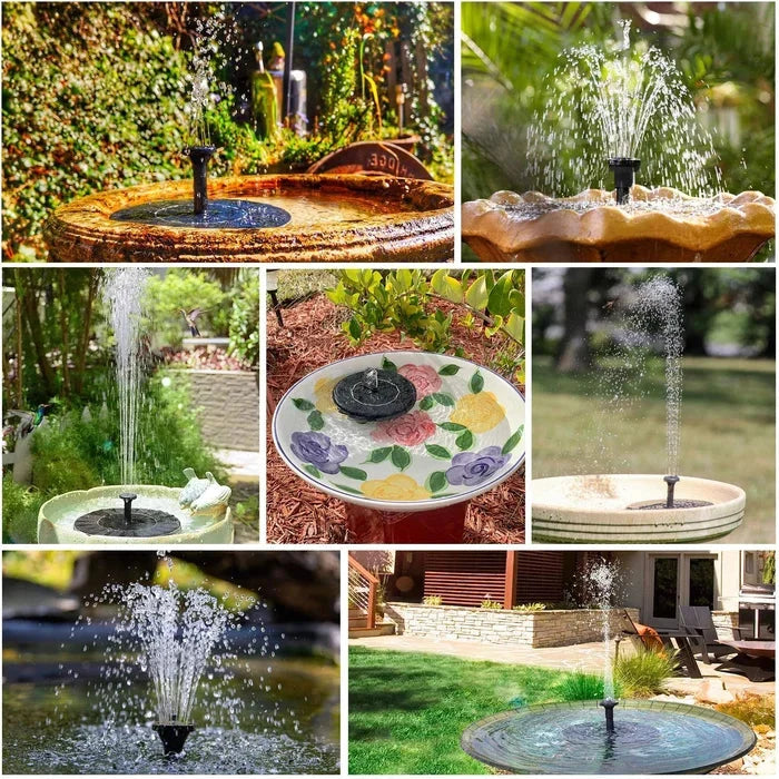 Solar Fountain Pump for Garden Water Feature