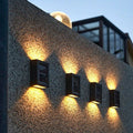 Solar Wall Light Double Shade Outdoor