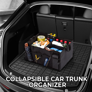 Car Trunk Organizer | Foldable & Multi-Compartment | Heavy-Duty Oxford Fabric | Space-Saving
