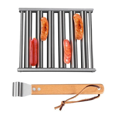 50% OFF | Sleek Stainless Steel Hot Dog Roller Grill