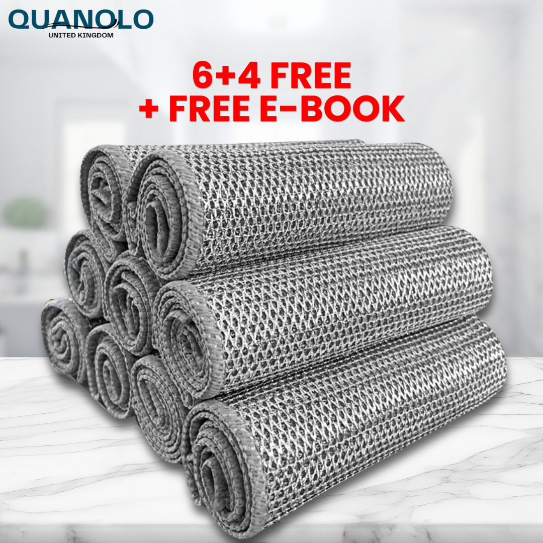 UltraShine™️ - Cleaning Rags for Wet and Dry (+e-book for FREE)