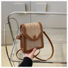 Fashion Mobile Phone Bag for Women Phone Pocket PU Leather Handbags Shoulder Bag Lady Crossbody Bags Small Bags for Phones