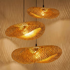 Bamboo Pendant Light Handmade