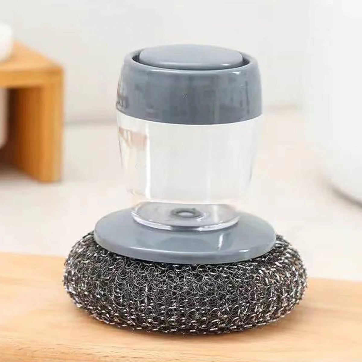 Soap Dispenser With Palm Brush Holder