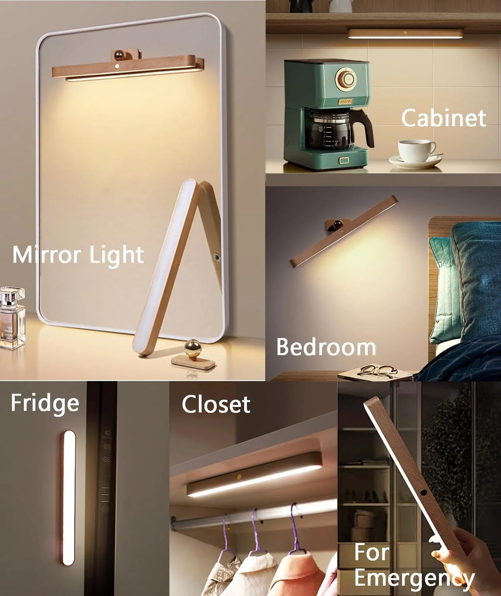 Wall Lamp Handmade Beech Wood