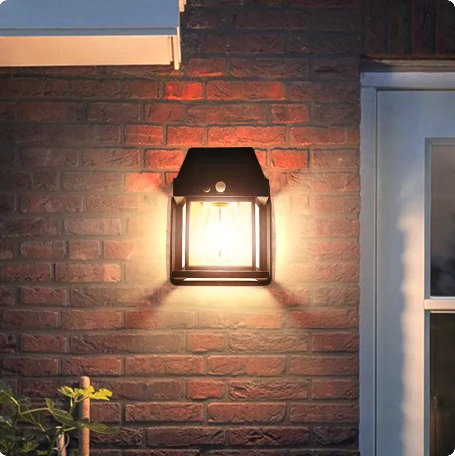 Outdoor Wall Lamp Solar Powered Waterproof