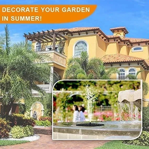 Solar Fountain Pump for Garden Water Feature