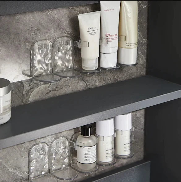 Wall-Mounted Storage Hooks Set No Drilling
