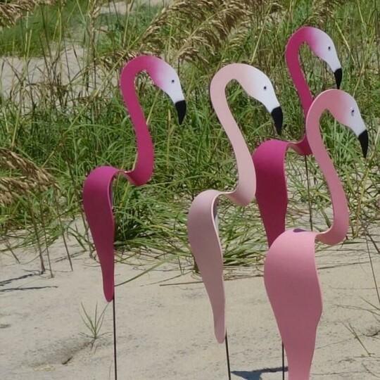 Flamingo Garden Statue Outdoor Yard Ornament