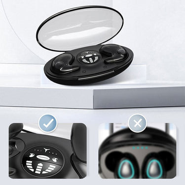 Sleep Headphones for Side Sleepers | Ultra-Flat Ergonomic | Noise Cancelling & 24H Battery