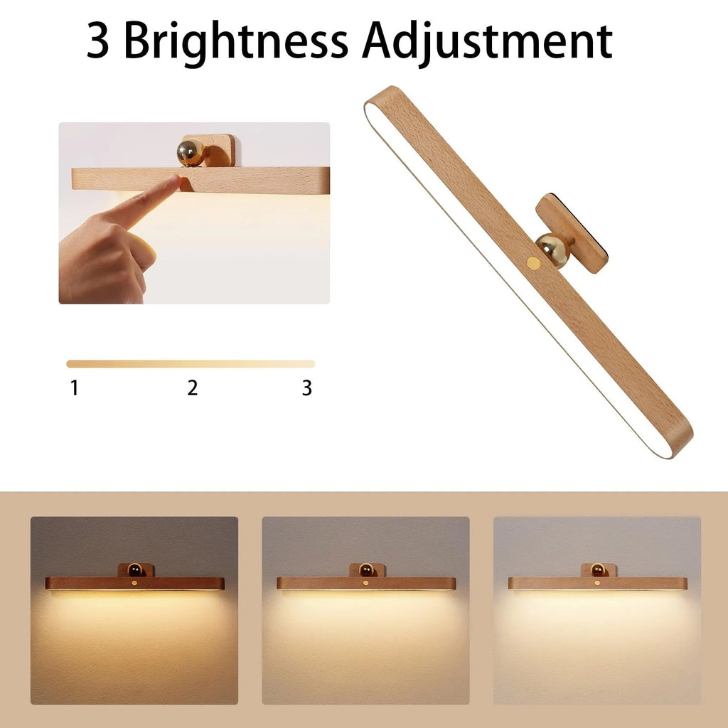 Wall Lamp Handmade Beech Wood