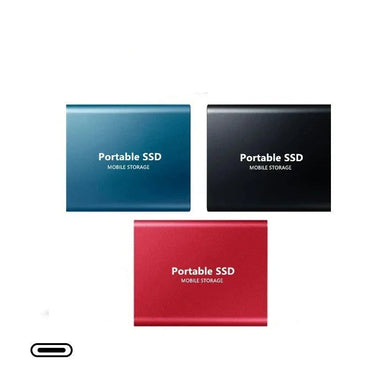 Portable External SSD | USB-C High-Speed | Compact & Shock-Resistant Design | Pocket-Sized Backup