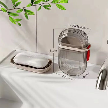 TravelClean™ Portable Soap Holder Box – Leakproof Soap Case