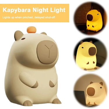 Capybara Squishy Night Light