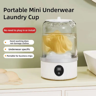 MiniSpin™ Portable Electric Washing Machine – Wireless Laundry Cleaner