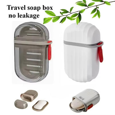 TravelClean™ Portable Soap Holder Box – Leakproof Soap Case
