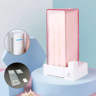 AutoCotton™ Cosmetic Cotton Pad Dispenser – Dustproof Makeup Organizer