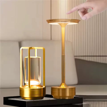 LED Crystal Metal Night Light