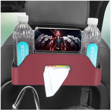 AutoOrganizer™ Car Seat Back Storage Box – Cup Holder & Tissue Organizer