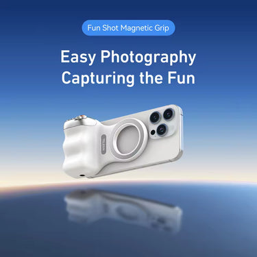 Magnetic Phone Camera Grip with Selfie Light & Remote