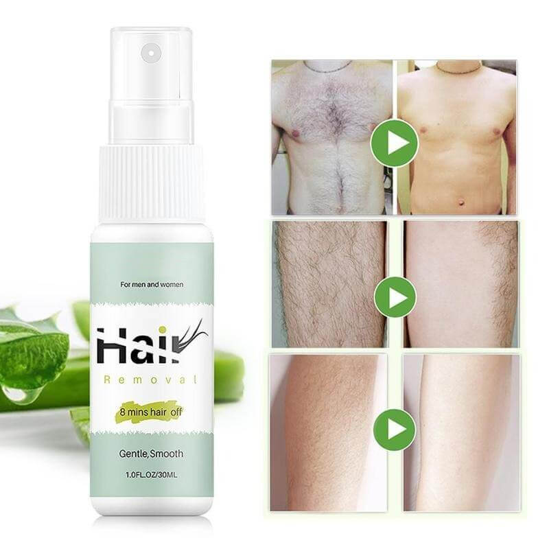 NaturiaGlow™ - Pain-Free Hair Removal Spray for Radiant, Bump-Free Skin!