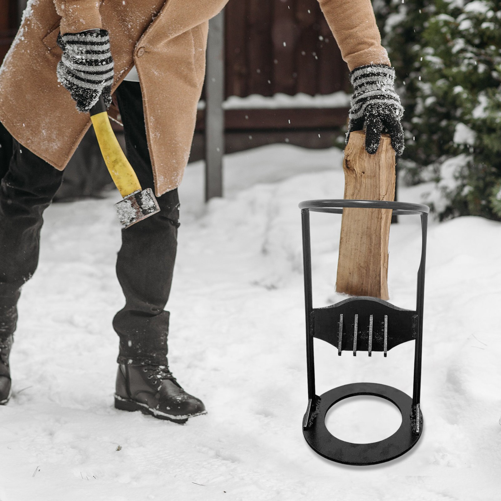 Firewood Splitter™ - Easy, Quick and Safe Firewood Making!