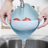 Double Drain™ Kitchen Strainer Double Drainer Basket